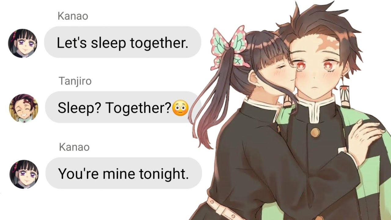 If tanjiro and kanao stuck in a room