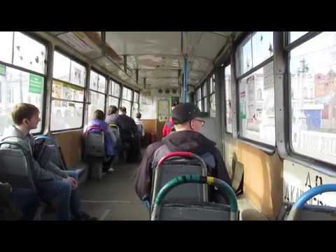 В Томском трамвае.