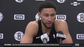 Ben Simmons Postgame Interview | Brooklyn Nets lose to Memphis Grizzlies 134-124