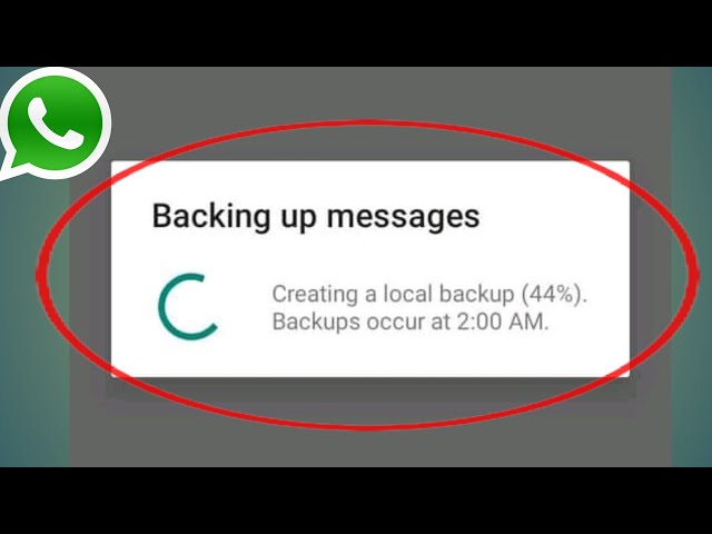 STOP BACKING UP MESSAGES | How To Disable Backup on Whatsapp class=