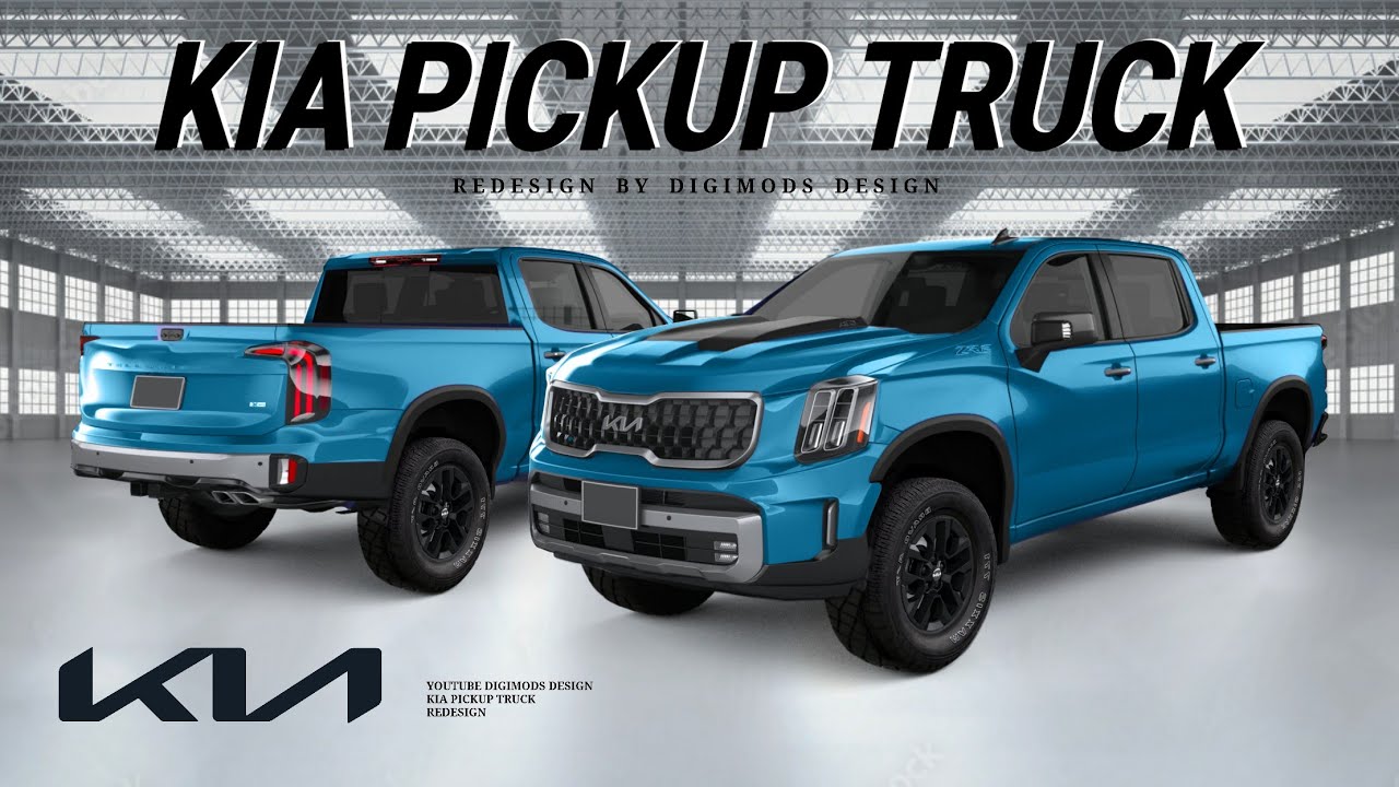ALL NEW KIA PICKUP TRUCK 20242025? REDESIGN Digimods DESIGN YouTube