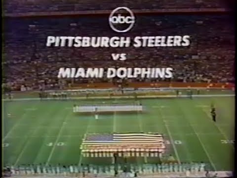 1973-12-03 Pittsburgh Steelers vs Miami Dolphins 