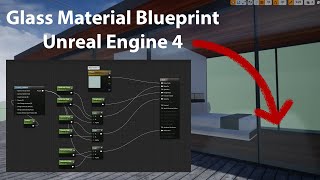 How to make Glass Material - Unreal Engine 4 - Fresnel effect