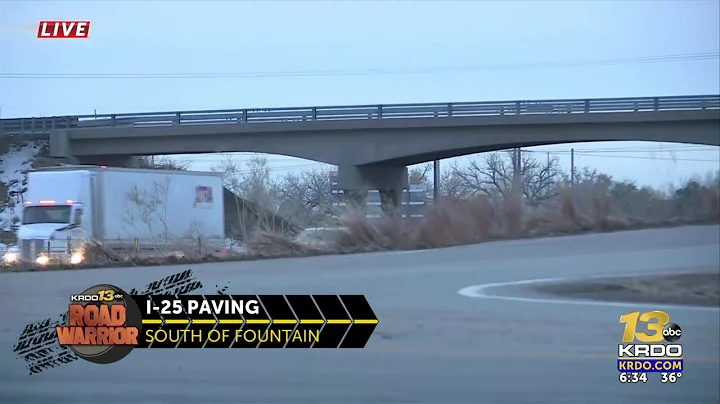 CDOT nearly finished with repaving I-25 south of Fountain