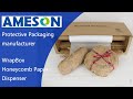 Ameson PaperEZ Wrap Eco Friendly Honeycomb Kraft Paper Wrapping