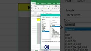 how to apply country phone code in Excel #shorts screenshot 2