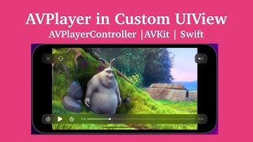 Play video in custom UIView | AVPlayer in Custom UIView | Custom VideoViewFrame Size | AVKit | Swift