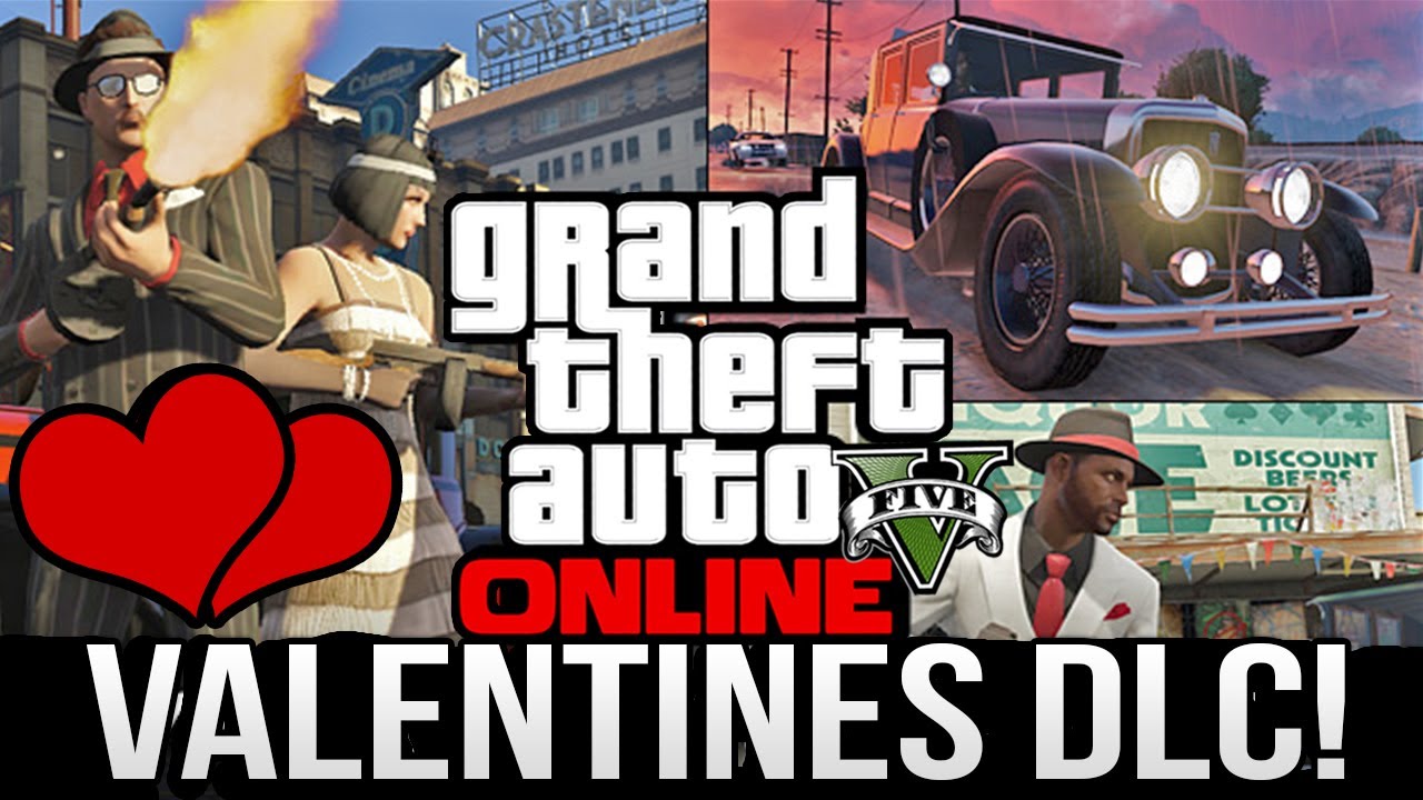 GTA 5 DLC "Valentines Day Massacre Special" NEW Car, Weapon, Attire