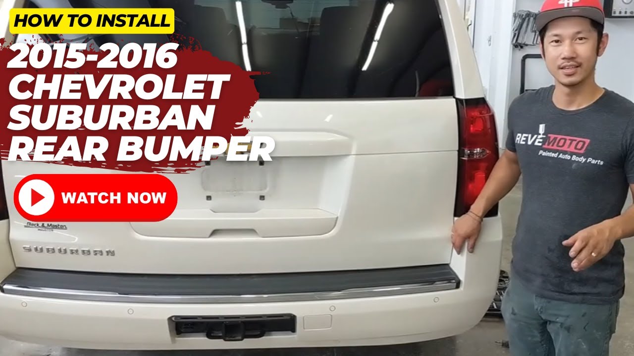 How to Install a 20152016 Chevrolet Suburban Rear Bumper, Video 3/3
