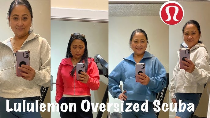 Which lululemon Scuba Oversized Zip is Right for YOU!? Comparing the 1/2  Zip and Full Zip / Fall2021 