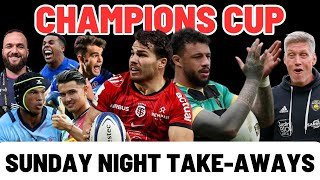 CHAMPIONS CUP | SUNDAY NIGHT TAKE-AWAYS