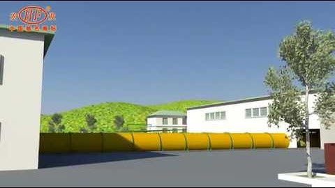 AAC block production line 3D video - Hongfa Machinery