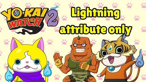 Yo-kai watch 2 lightning attribute only - chapter 7-9 and start of chapter 10