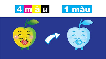 Chuyển 4 màu thành 1 màu trong in offset bằng illustrator và Photoshop