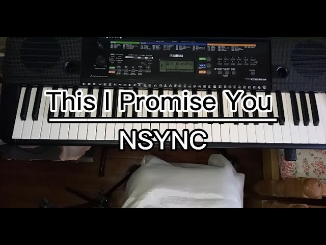 This I promise you-NSYNC (My Piano Cover)