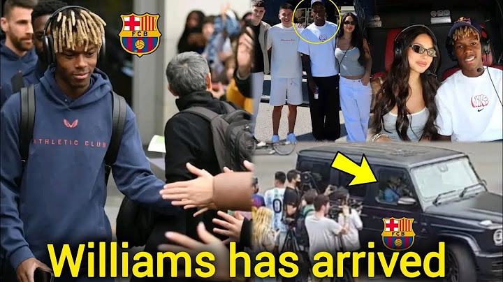 NICO WILLIAMS UND ROONY KOMMEN IN BARCELONA AN🔥 MEDIZINISCHE UNTERSUCHUNG ABGESCHLOSSEN✅ OFFIZIEL...