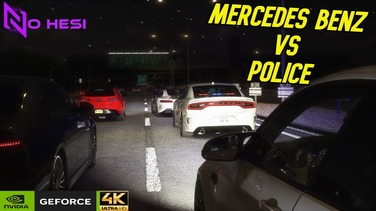 Assetto Corsa High-Speed Police Chase with Traffic on Shutoko | PXN V10 ...