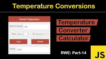 Create a Temperature Converter Calculator like Google using Javascript | Bangla Tutorials