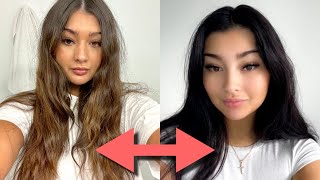 Dying My Hair At Home....First Time EVER | DIY hair transformation