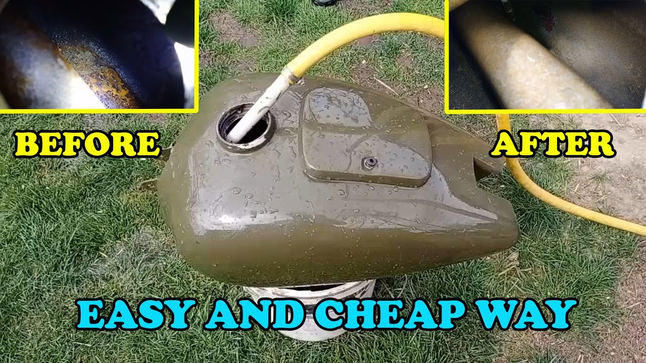 How to remove rust from tank? | Easy corrosion removal from metal YouTube