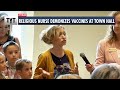 Nurse DEMONIZES Vaccines In Town Hall Sermon