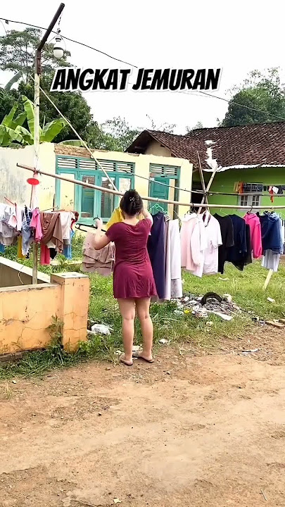 Angkat jemuran #viralvideo