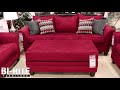 Red sofa living room set
