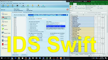 How to use IDS Swift software to configure alarm system (IDS)