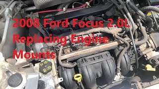 How To, Replace Engine Mounts 2008 Ford Focus 2.0L