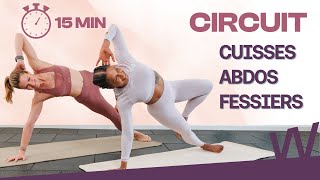 Circuit CUISSES ABDOS FESSIERS tous niveaux - 15min