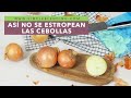 ASÍ NUNCA se te ESTROPEARÁN las CEBOLLAS | Cómo conservar más tiempo las cebollas