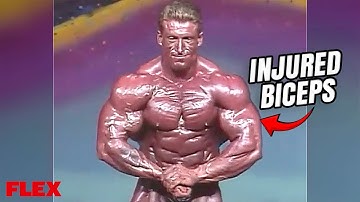 Dorian Yates Posing at Mr. Olympia 1994 With a Torn Bicep (Unbelievable Performance)