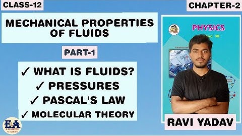 Mechanical Properties of Fluids | Part-1| Chapter-02 | physics by Ravi Yadav