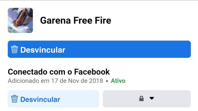 Como desconectar o Facebook do Free Fire e outros jogos para