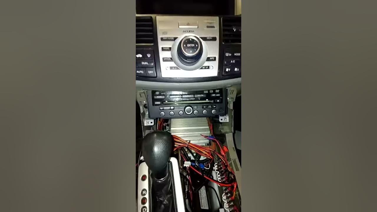 2007 Acura RDX stereo bulb replacement Part 2 YouTube