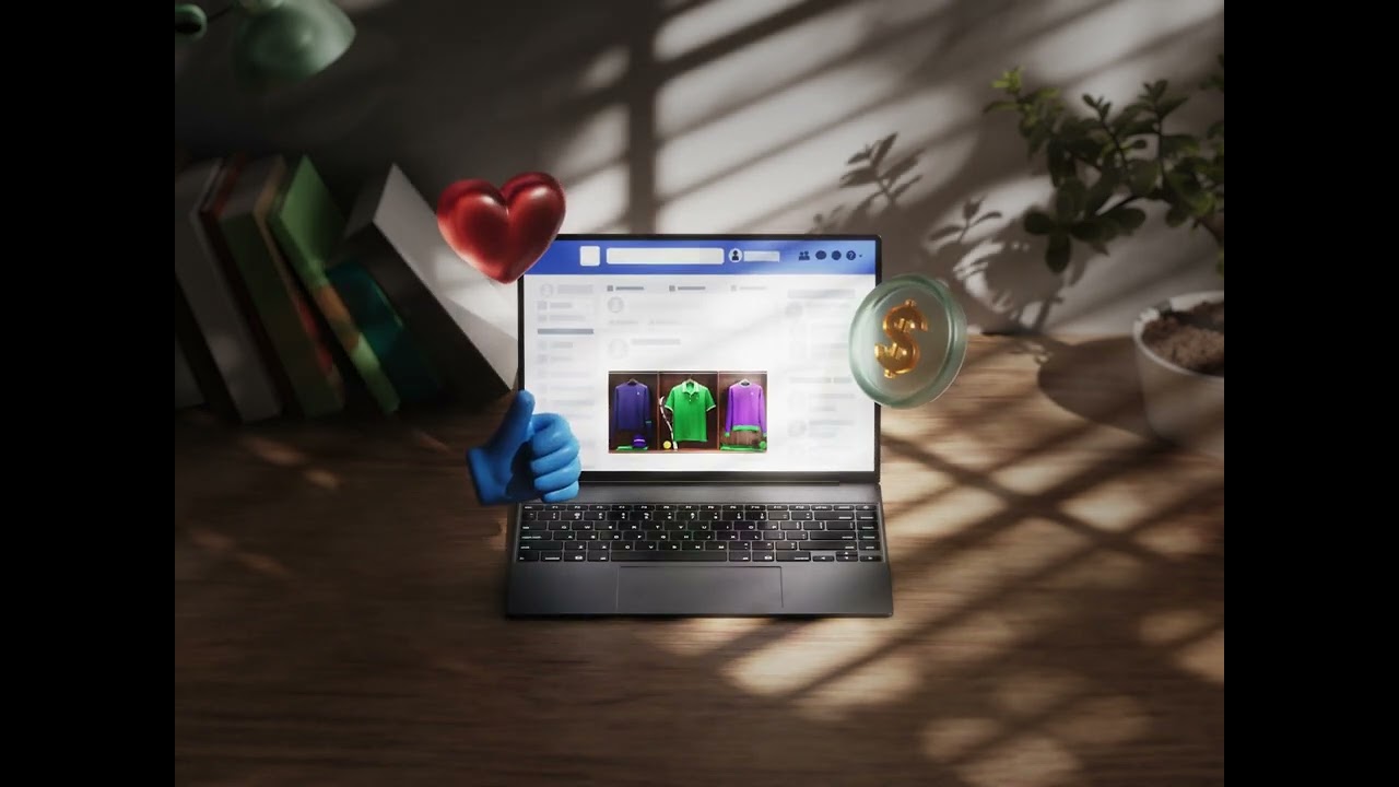 MerchandAise upload an image to custom product, flagship 3D product animation, Cinema 4D and Redshift