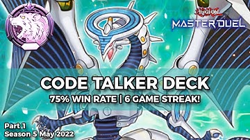 Hitting Diamond Rank with Code Talker/Cyberse Deck Part 1 - Master Duel