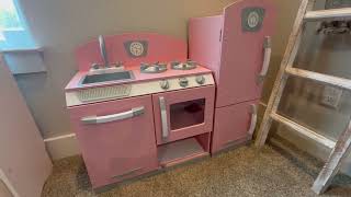 KidKraft Retro Wooden Play Kitchen and Refrigerator 2 Piece Set with Faucet Review