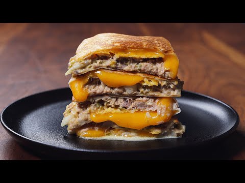 쿼드러플 치즈버거 ;; 가급적 가끔씩 드세요...