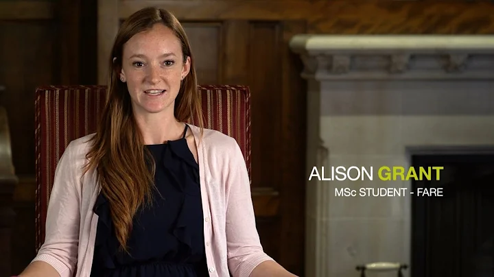 Meet Alison Grant: MSc FARE student