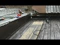 تركيب أسقف رخيصة خشب وحديد Easy building installation of metal roof