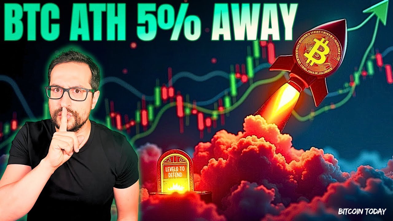 Bitcoin ATH 5% Away: Levels To Defend