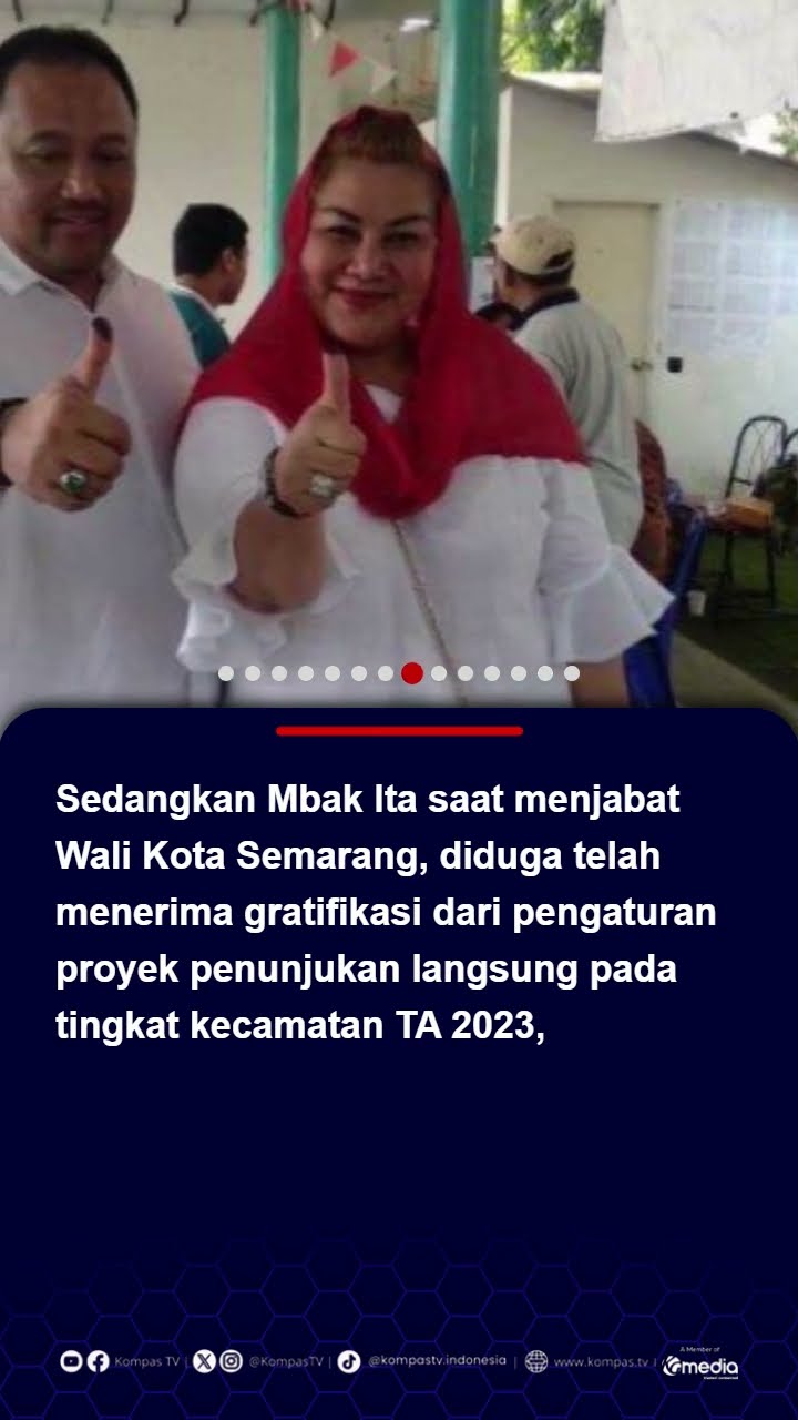 Pakai Rompi Tahanan, KPK Tetapkan Wali Kota Semarang Mbak Ita dan Suami Tersangka #mbakita #kpk