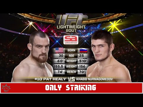 Khabib Nurmagomedov vs Pat Healy but it's only striking... | MMA GOATS