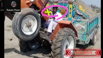Massey Ferguson al Ghazi  Tractor Traliar | Pulling To Full Load Trolley With Soil