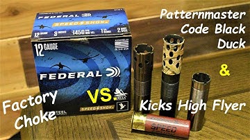 Do Expensive Chokes Pattern Better Than Factory Choke?  Patternmaster/Kicks High Flyer/Factory