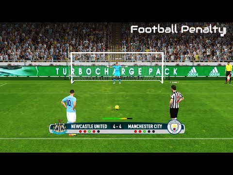 Newcastle vs Manchester City | Penalty Shootout | PES 2017 Gameplay