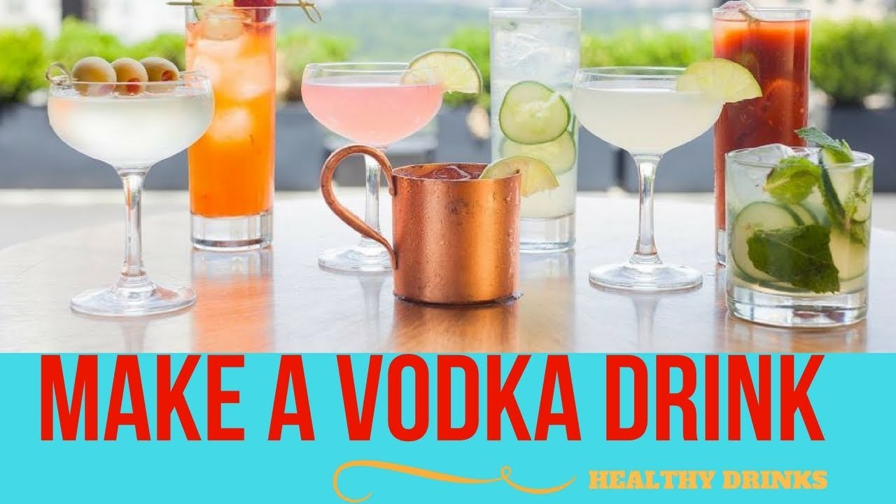 How to make vodka drinks at home simple homemade recipe. - YouTube
