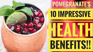 10 Impressive Health Benefits of Pomegranate!! Must Know Before You Eat!!||