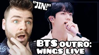 First Time Hearing Bts Outro Wings Live 방탄소년단 Reaction